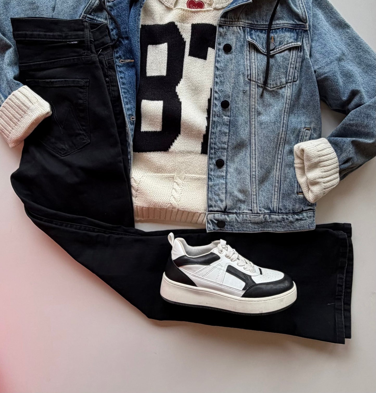 MOTHER PANTS (BLACK) 27
