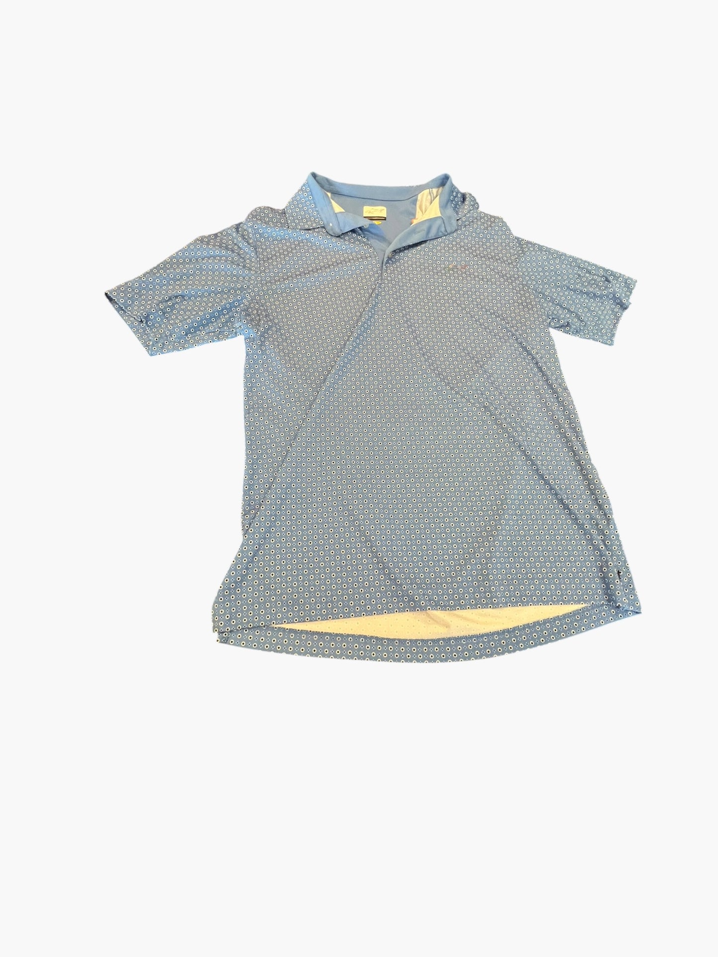 BLUE GREG NORMAN POLO SHIRT M