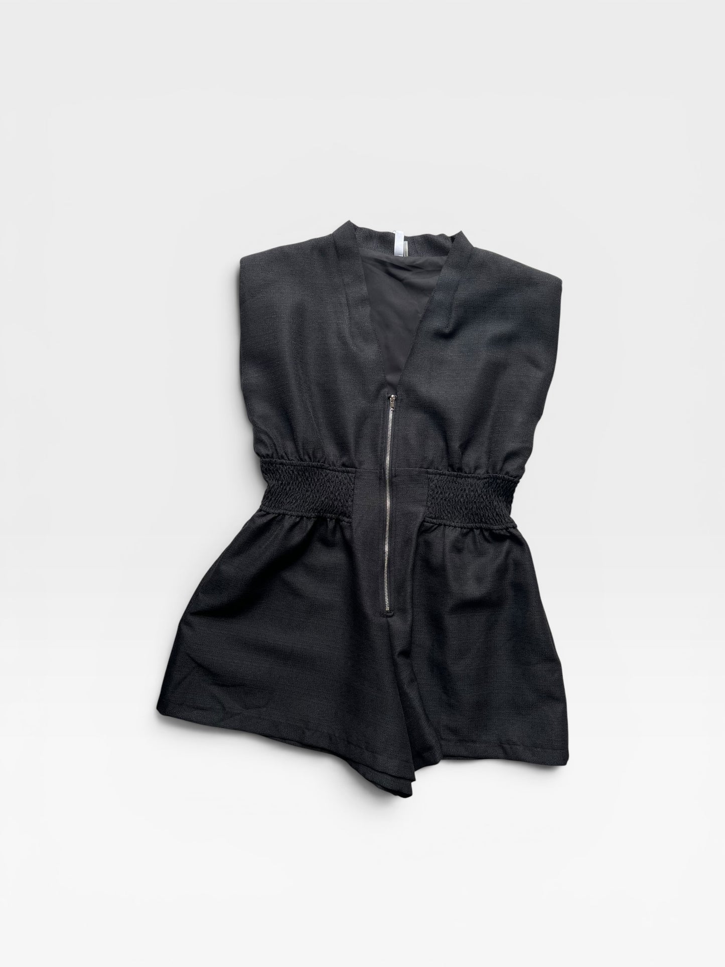 BLACK GLAM ROMPER L