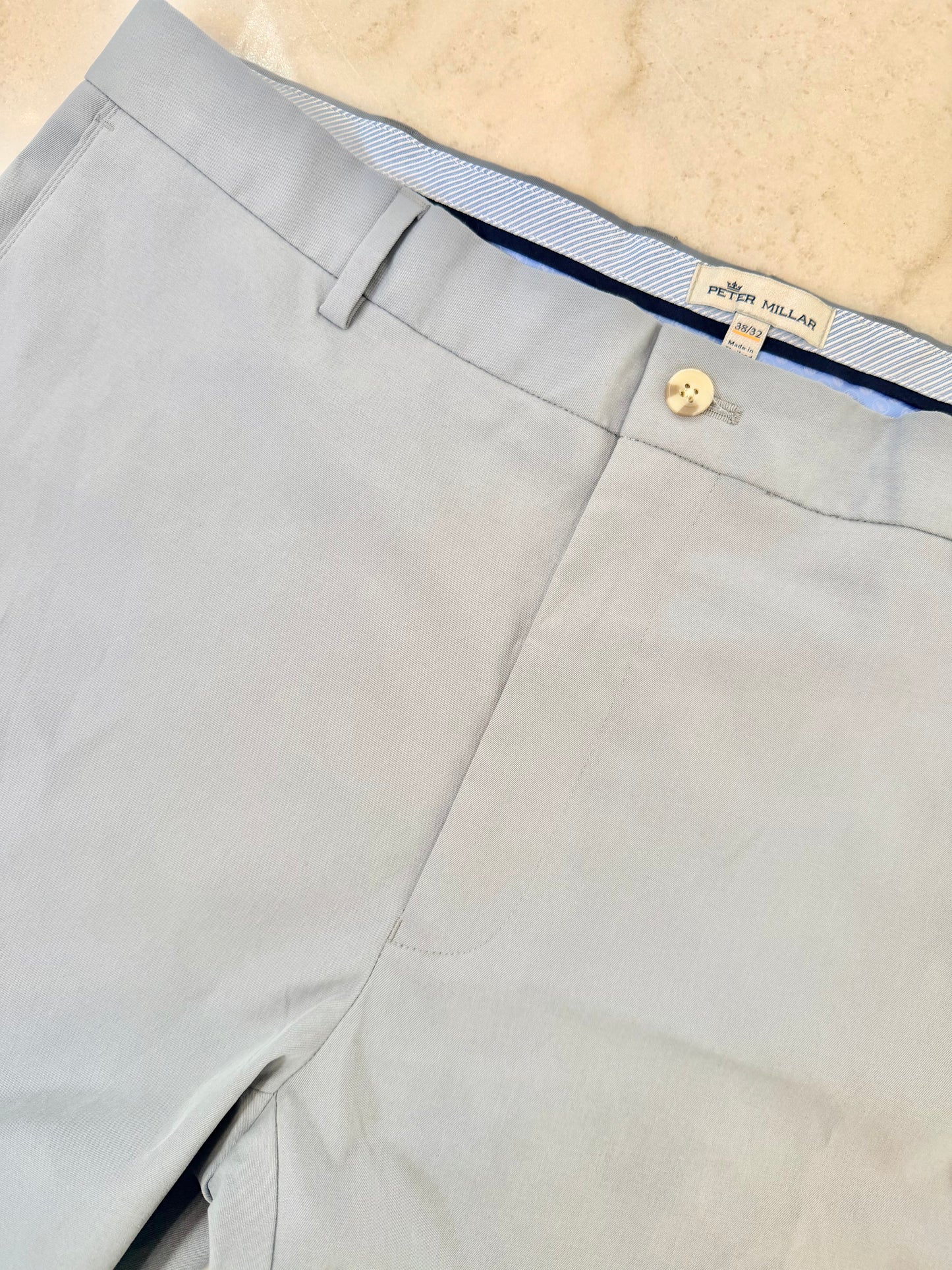 GREY PETER MILLAR PANTS 38x32 (ORG$178)