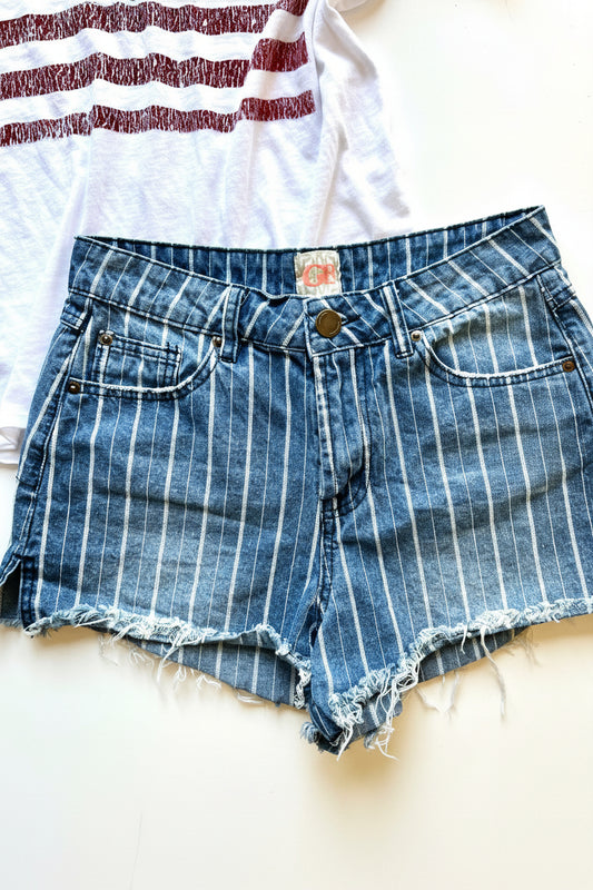 BLUE/WHITE GB SHORTS 5