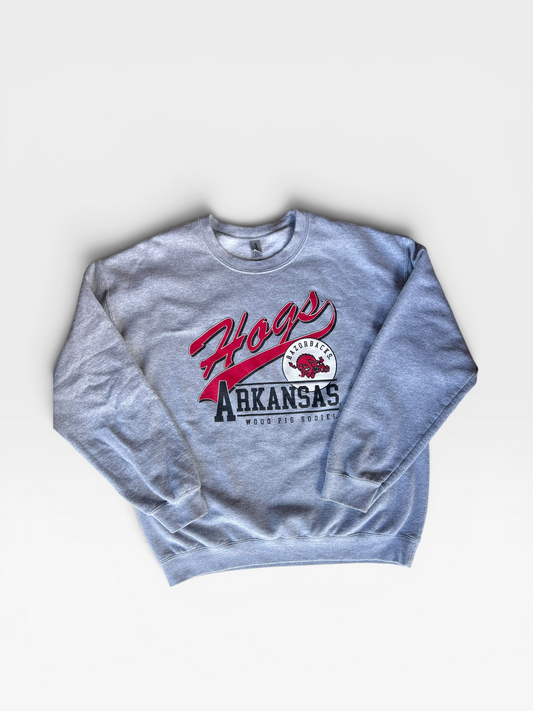 GREY ARKANSAS PULLOVER L
