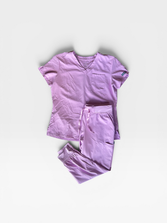 PURPLE MEDCOURTURE SCRUB SET M