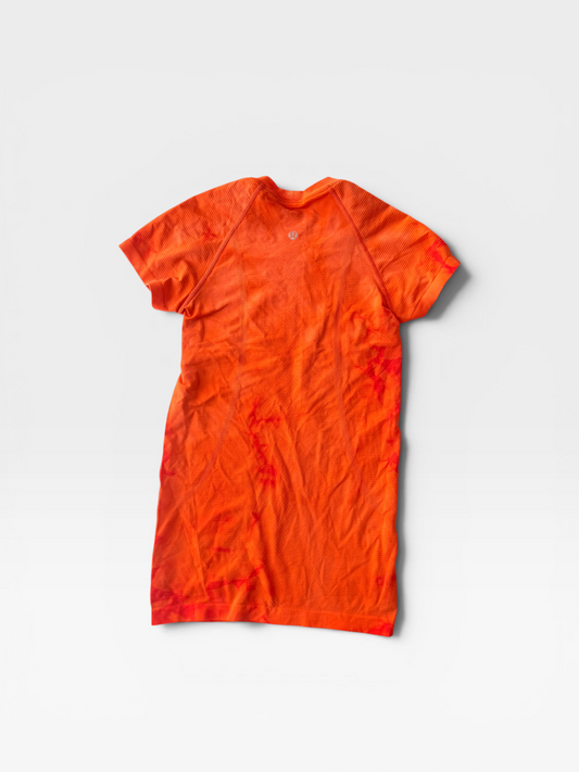 ORANGE LULULEMON TOP 2
