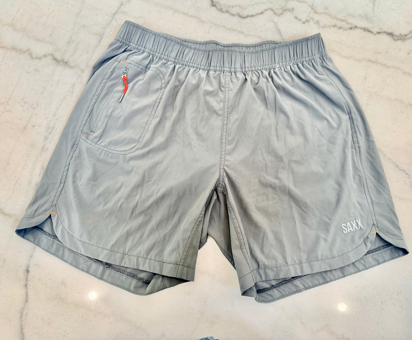 SAXX GREY SHORTS XL (ORG$68)