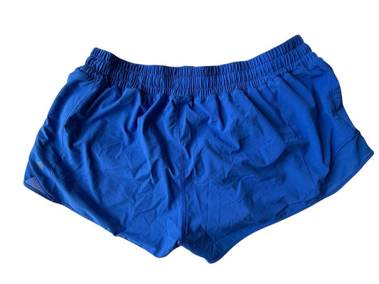 BLUE LULULEMON SHORTS 12