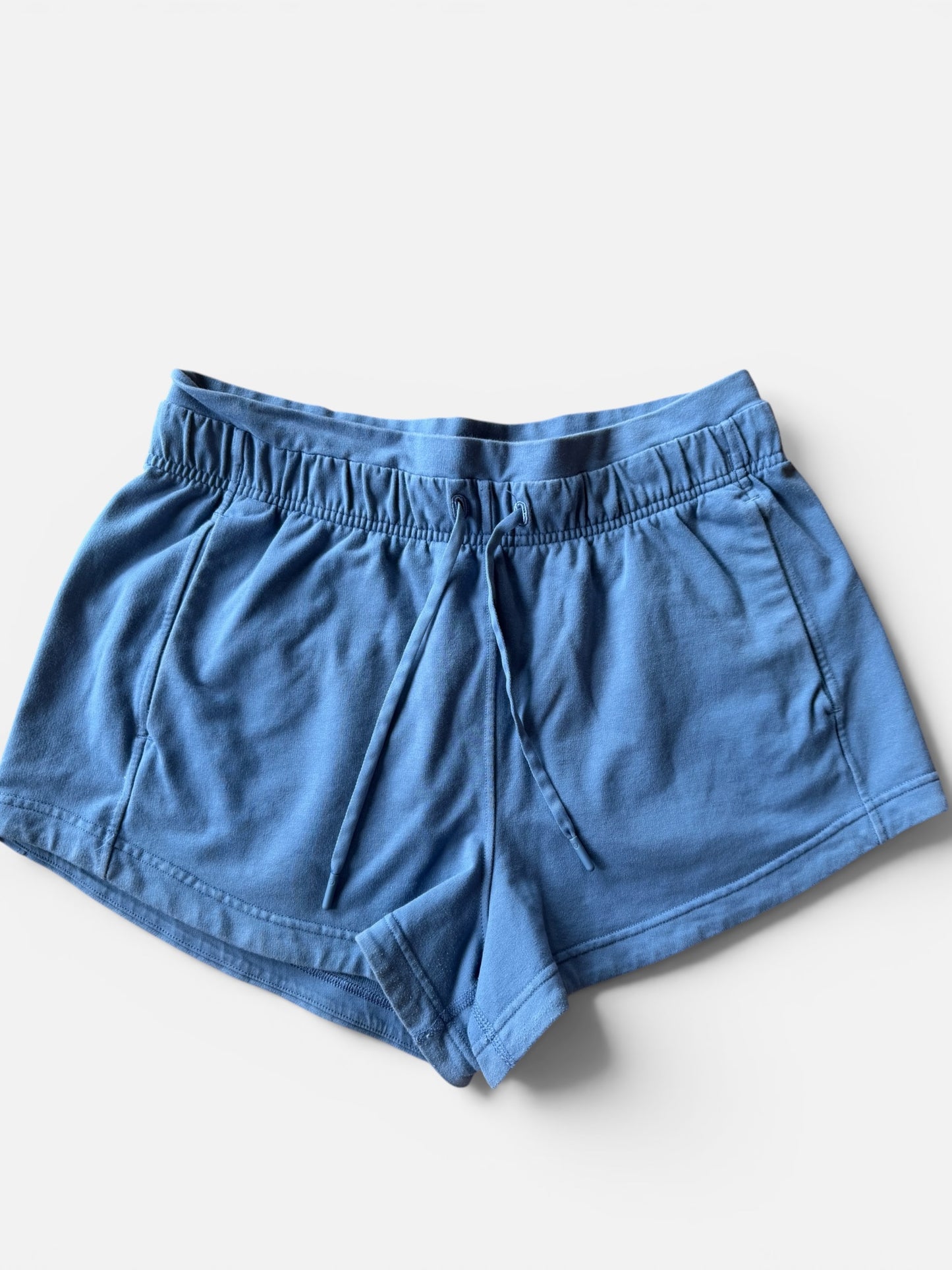 BLUE LULULEMON SHORTS 10