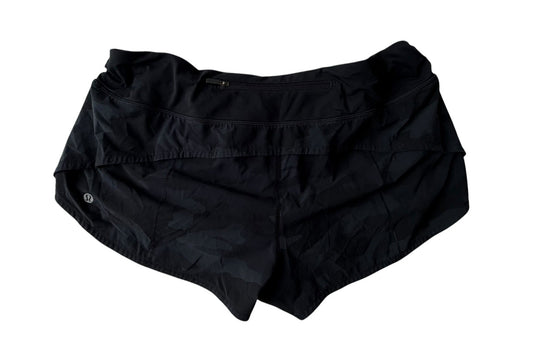 BLACK CAMO LULULEMON SHORTS 12