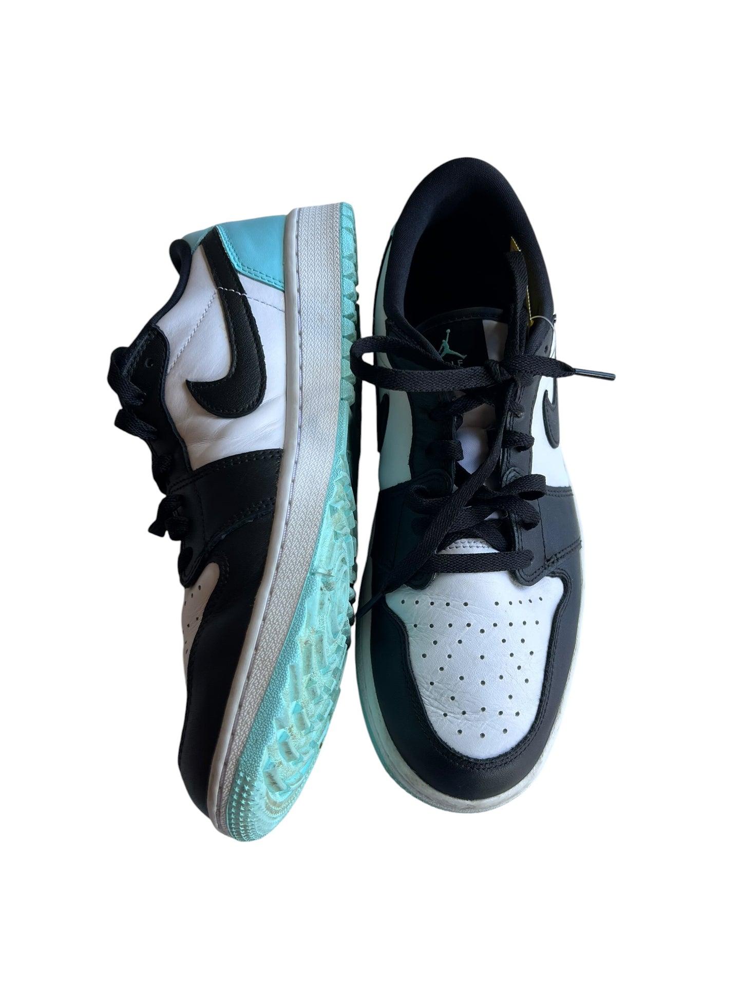 BLACK/BLUE NIKE SHOES 9.5