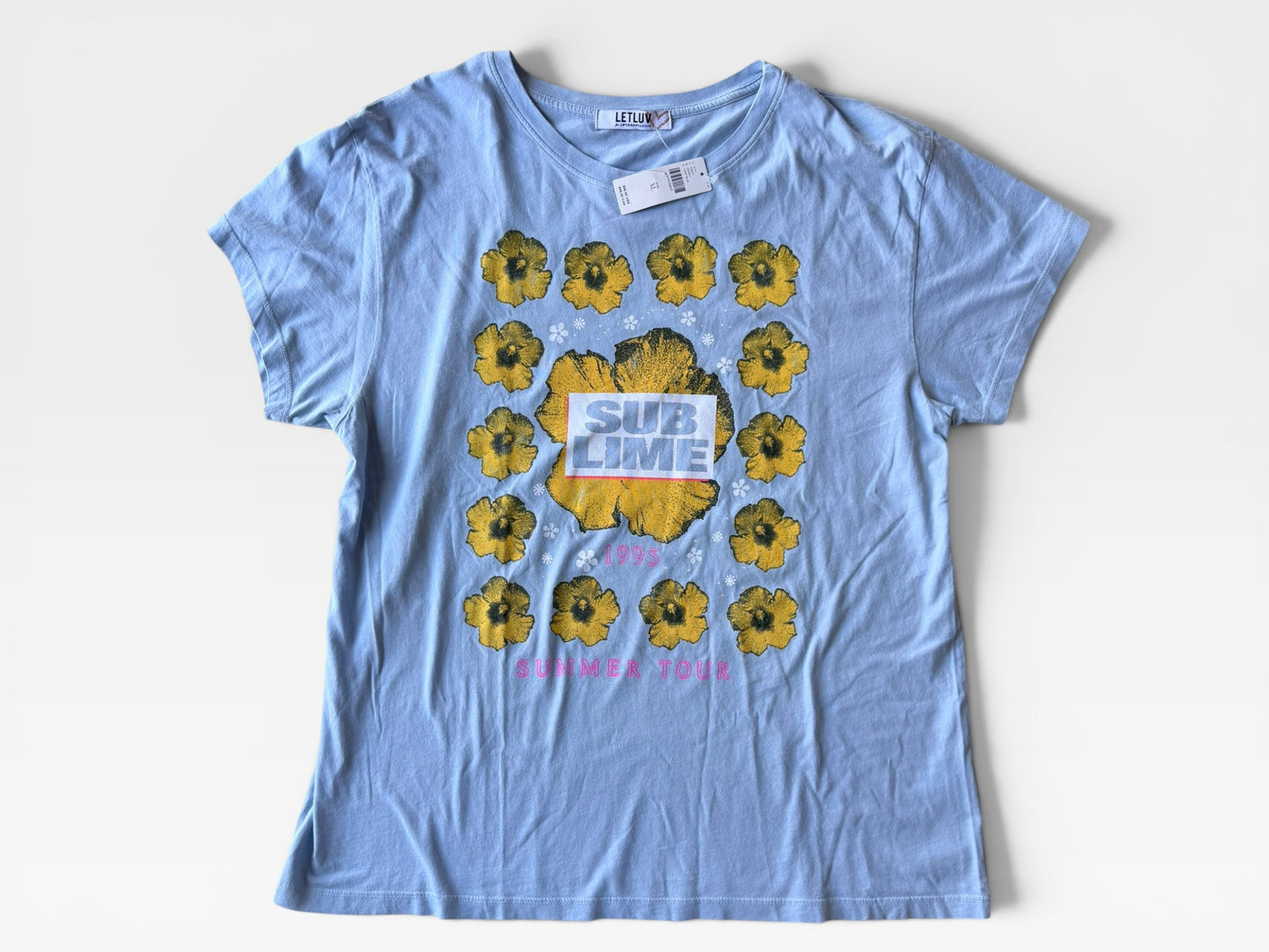 BLUE LETLUV BLUE SUBLIME TEE (NWT $88) XL