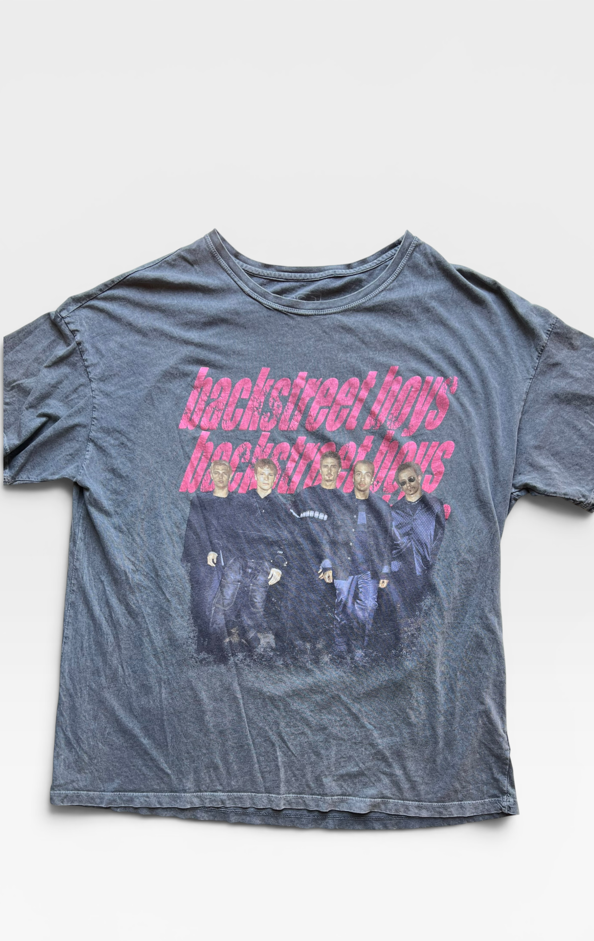 GREY BACKSTREETBOYS TEE L