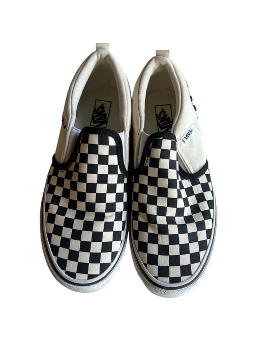 BLACK/WHITE CHECKERED VANS 7