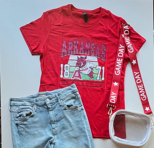 RED AR TEE (1871) LARGE