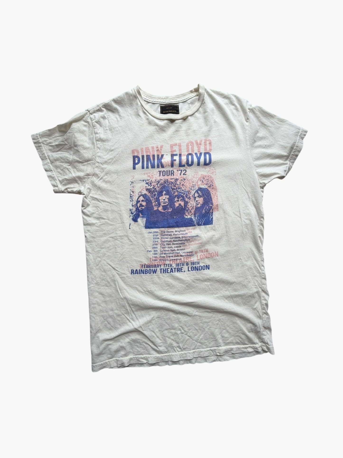 CREAM RETROBRAND "PINK FLOYD" TSHIRT S