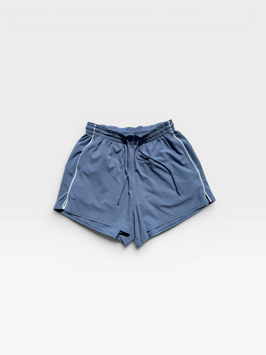 BLUE AND WHITE LULULEMON SHORTS 2
