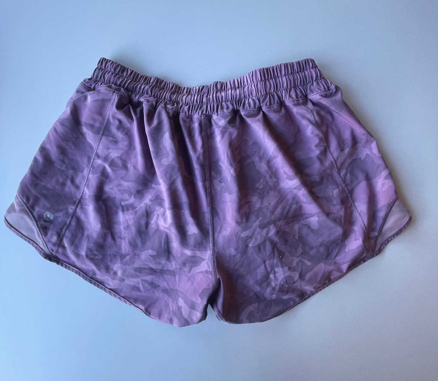 PURPLE CAMO LULU SHORTS (10T)