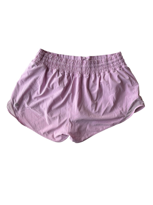 PURPLE LULULEMON SHORTS 12