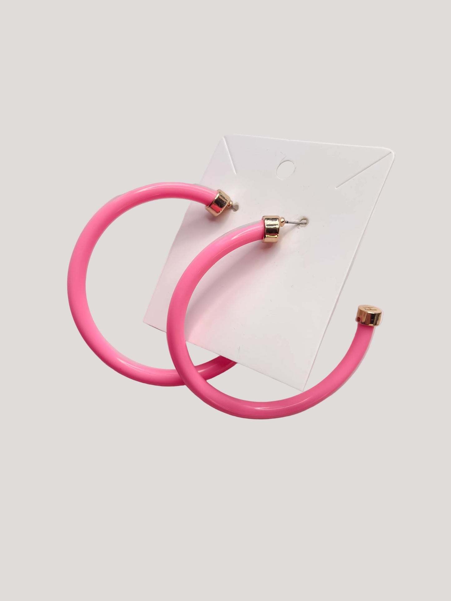 PURPLE HOO HOOPS EARRINGS