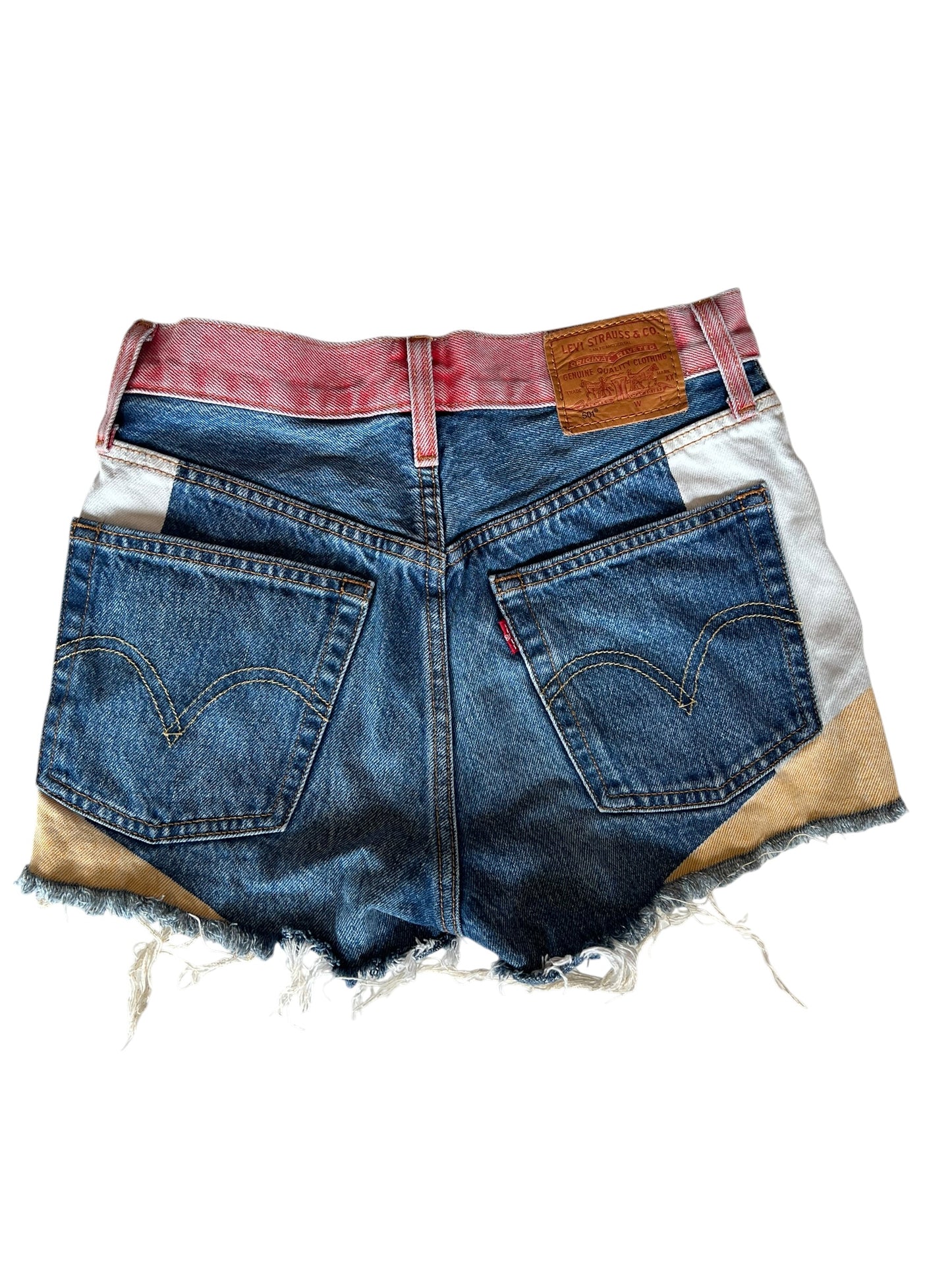 LEVI SHORTS (RED,WHITE,YELLOW) 24