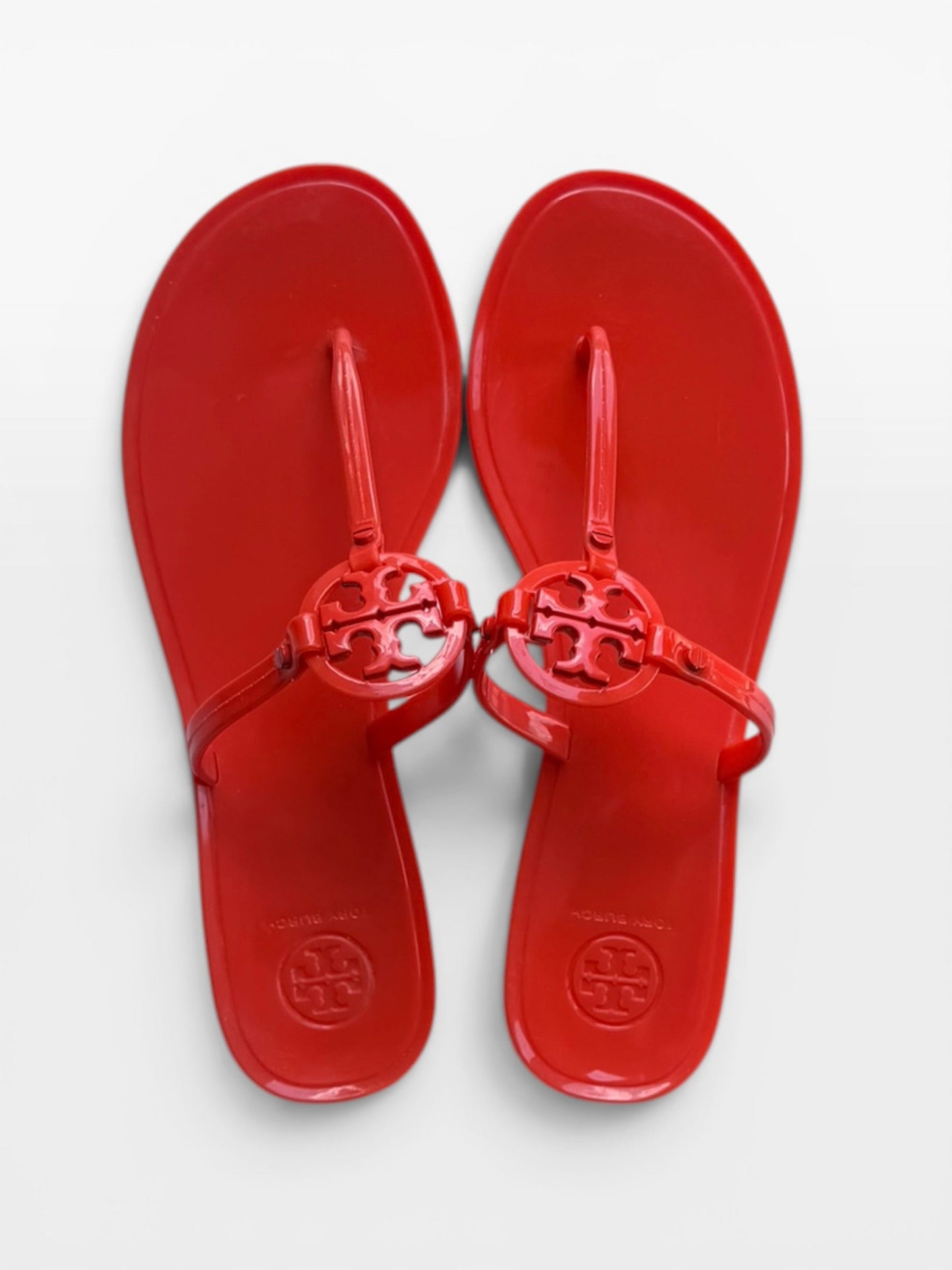 ORANGE TORY BURCH THIN FLIPFLOP (ORG. $98) 8