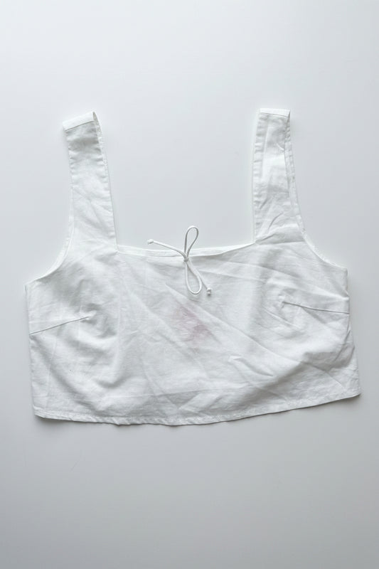 WHITE MABLE TANK M