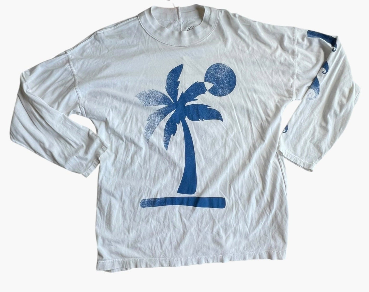 WHITE MIDNIGHT RIDER X FREE PEOPLE TSHIRT S
