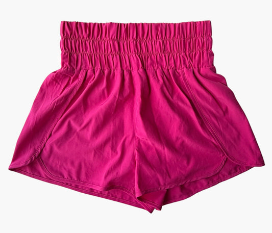 PINK IMPRESSIONS SHORTS (NWT) L