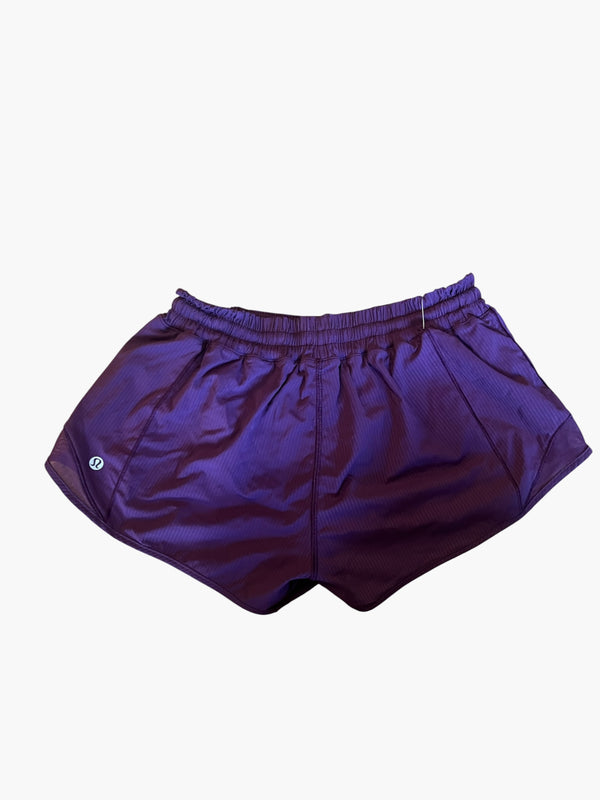 PLUM LULULEMON SHORTS 6