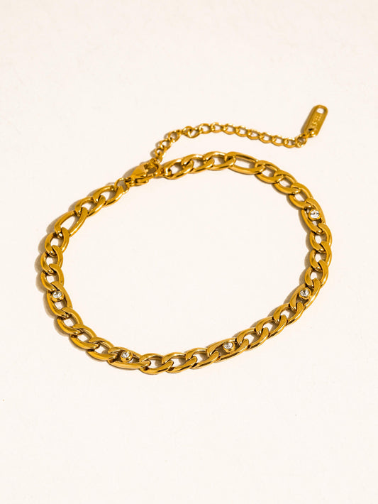 CUBAN CHAIN BRACELET (non-tarnish)