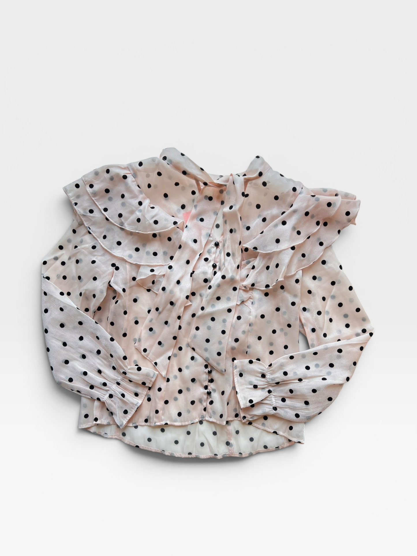 TAN CAMO POLKA DOT TOP M