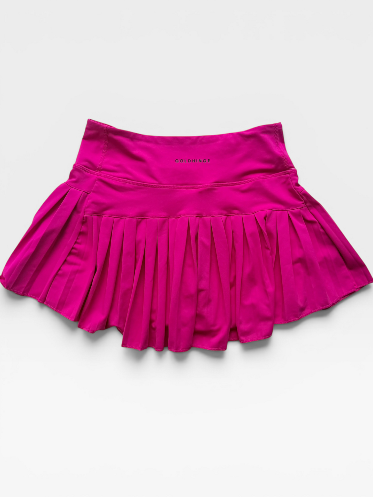 HOT PINK GOLDHINGE SKORT S