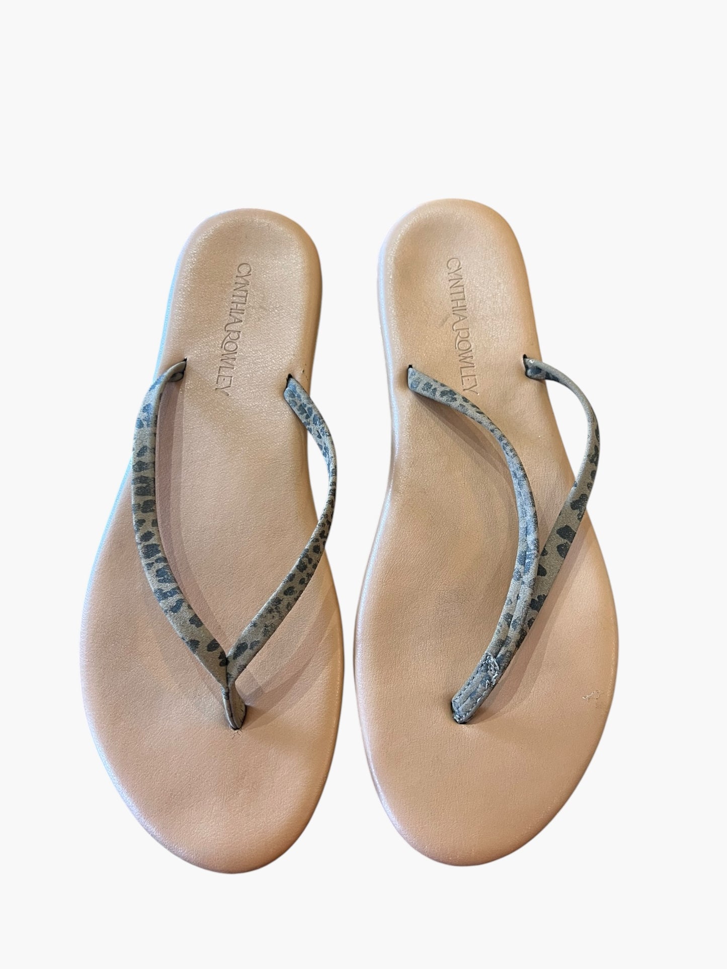 CHEETAH CYNTHIA ROWLEY FLIPFLOP 9
