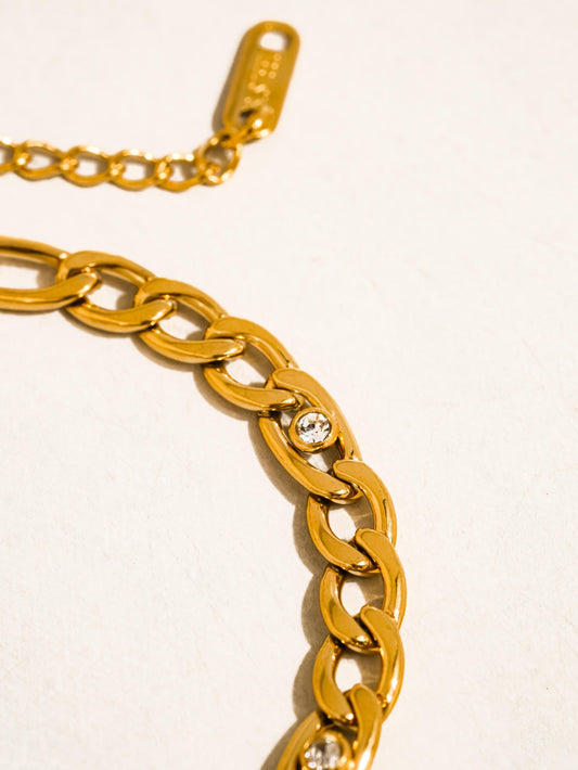 CUBAN CHAIN BRACELET (non-tarnish)