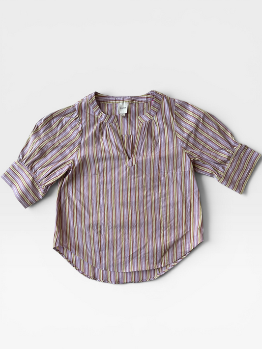 PURPLE STRIPE MAEVE TOP S