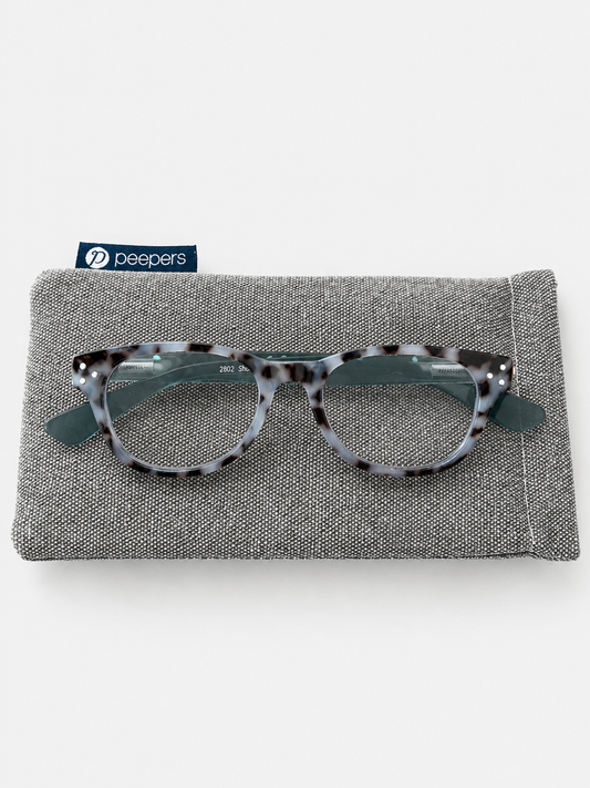 GREY TORTOISE "PEEPERS" BLUE LIGHT GLASSES