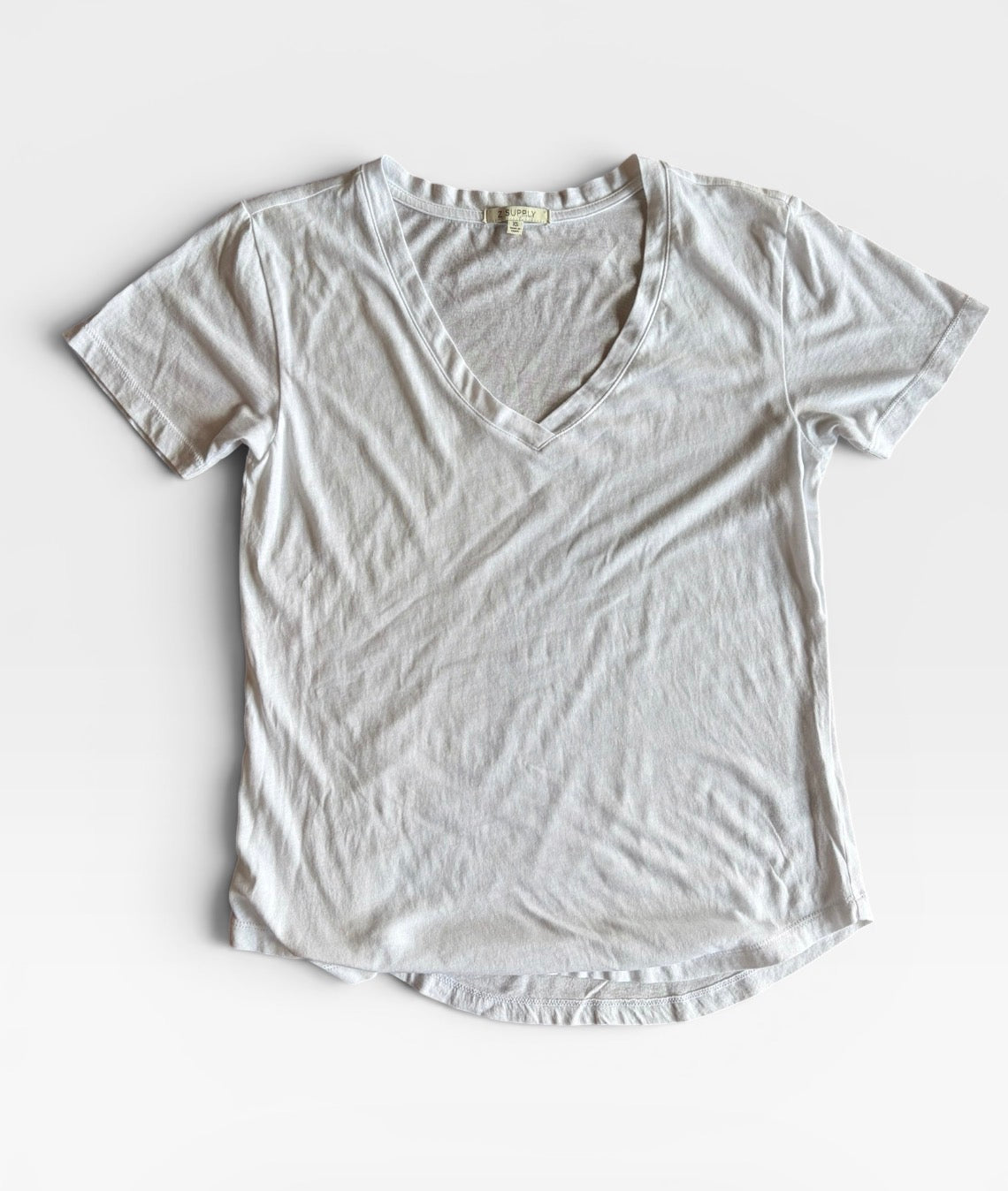 WHITE Z SUPPLY TEE XS