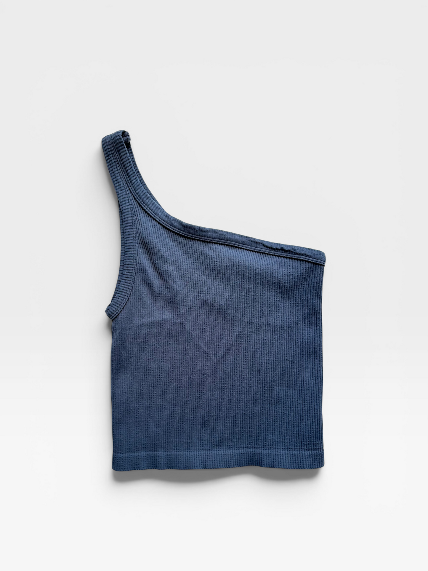 BLUE AMAZING LACE ONE SHOULDER TANK S