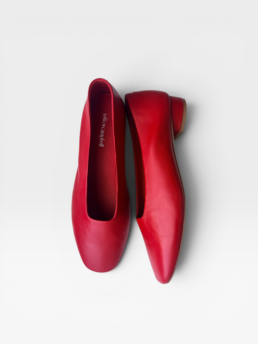 RED JEFFREY CAMPBELL TRUSTEE PUMPS (NEW $155) 8.5