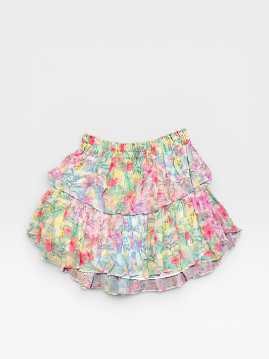 MULTI LOVESHACKFANCY SKIRT (ORG. $245) XS