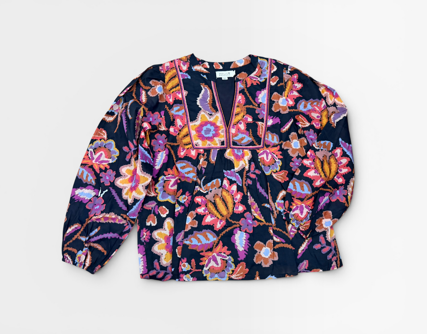 MULTI MOLLY BRACKEN TOP (NWT $74) S