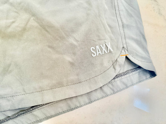 SAXX GREY SHORTS XL (ORG$68)