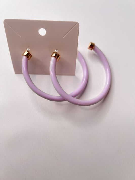 PINK HOO HOOPS EARRINGS