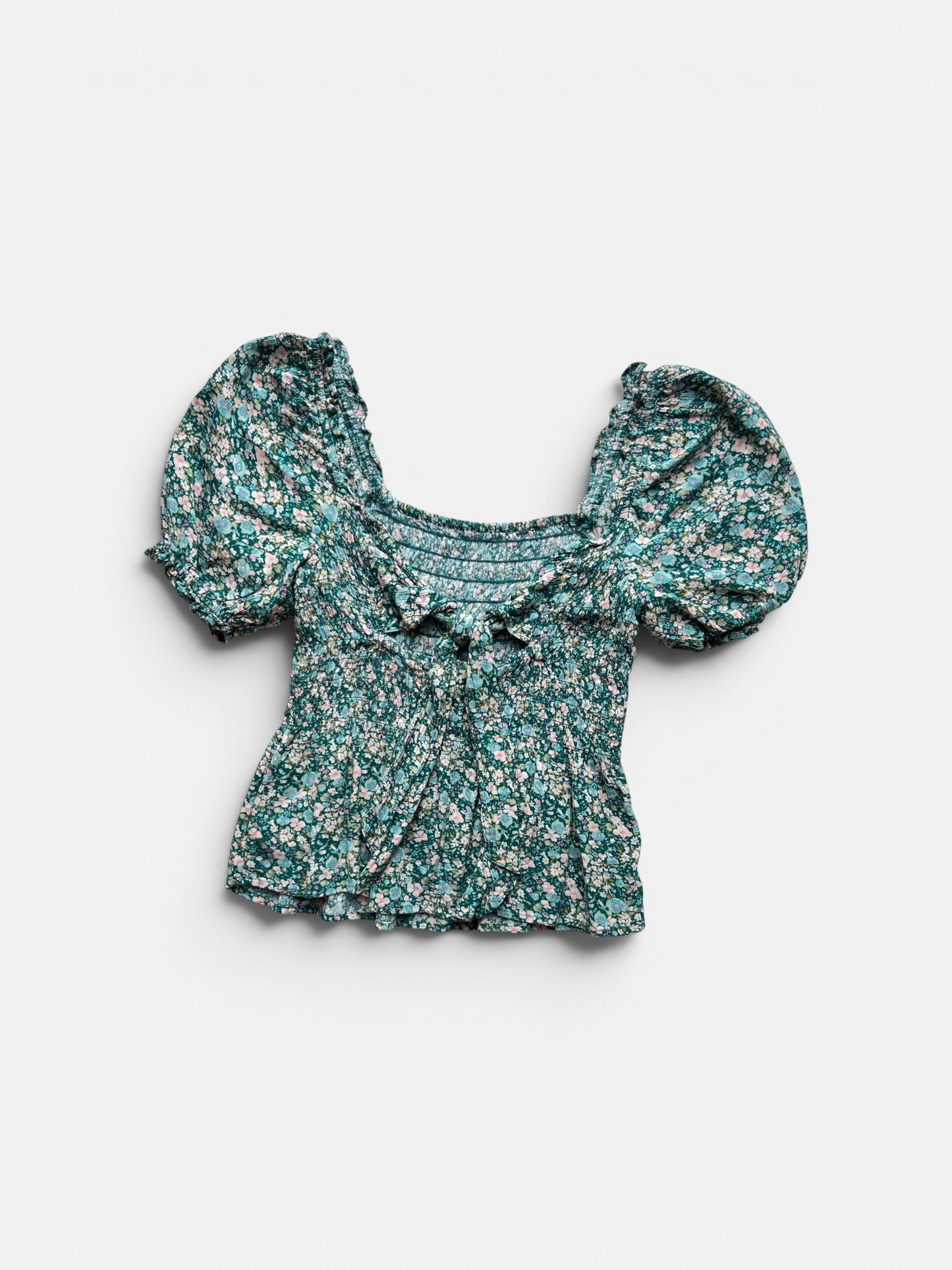 FLORAL AMERICAN EAGLE TOP XS