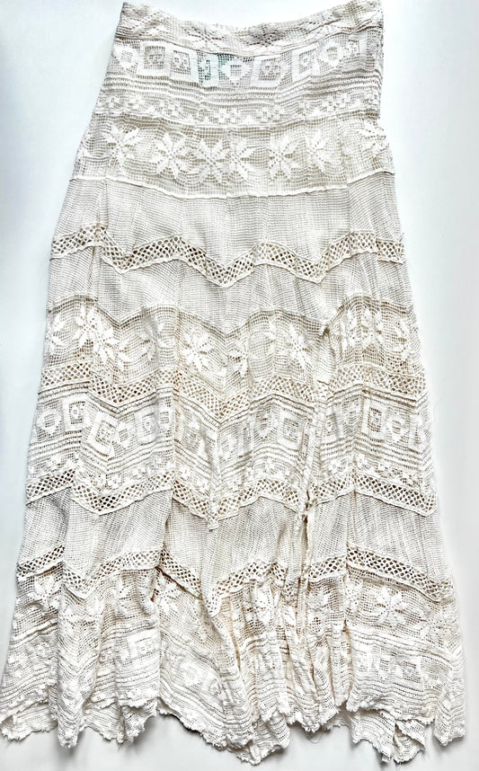 CREAM FREE PEOPLE SKIRT MED