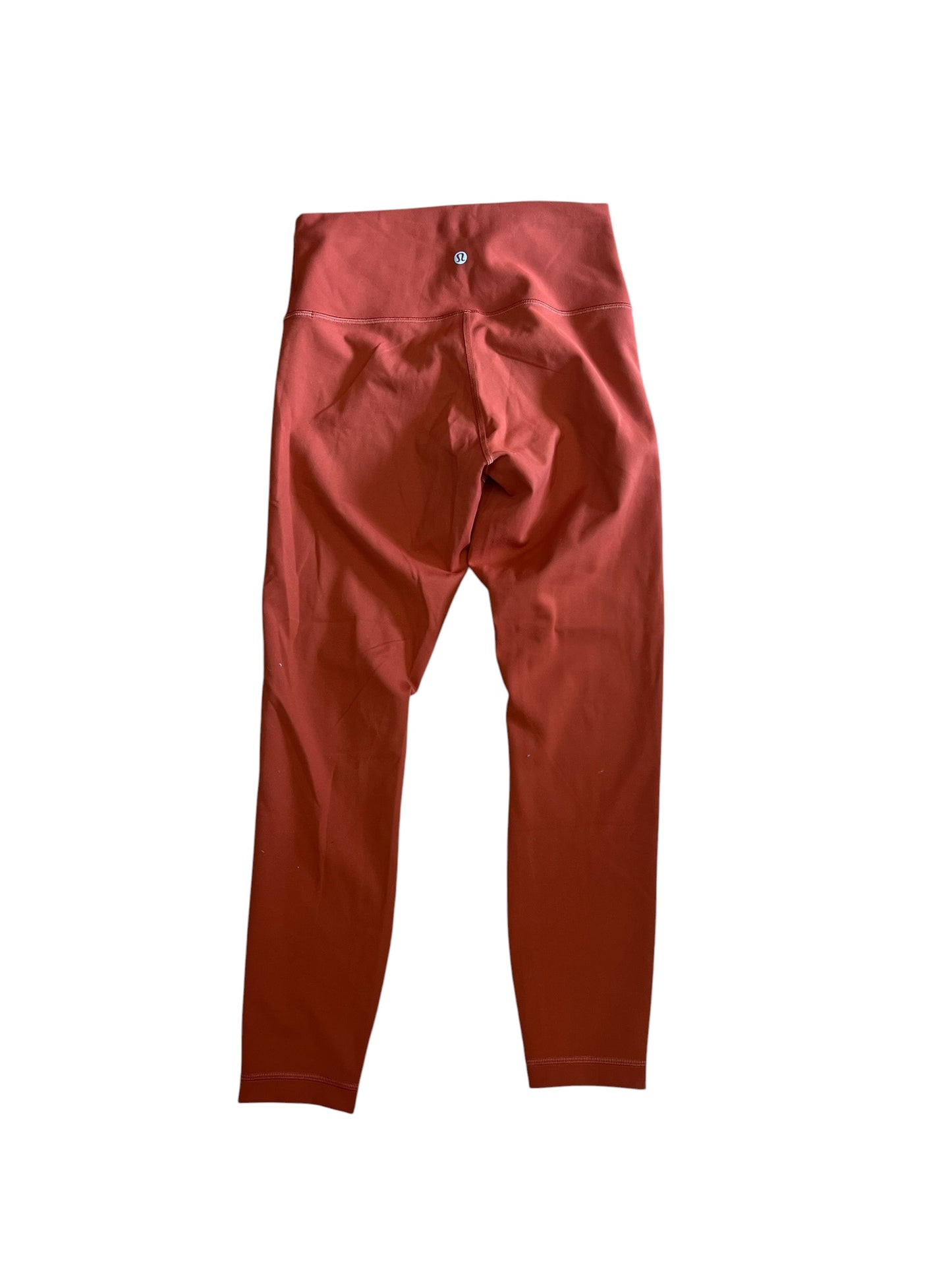 ORANGE LULULEMON LEGGINGS 8