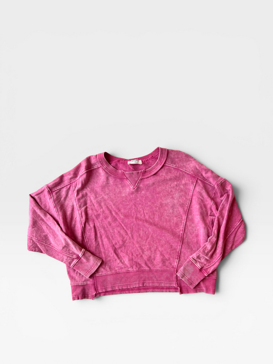 PINK ZENANA PULLOVER S