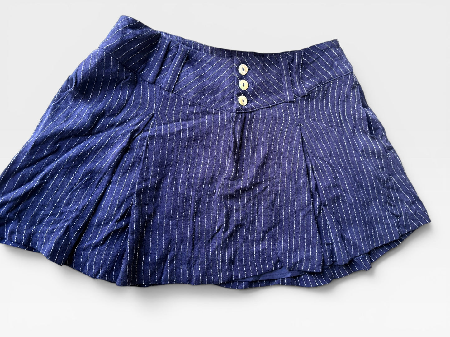 NAVY/WHITE NIA SKIRT (NWT $78) M