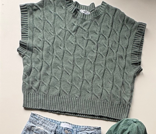 DOUBLE ZERO SWEATER VEST (M)