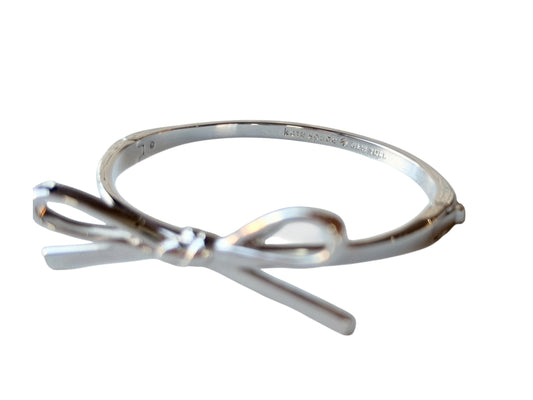 SILVER KATE SPADE BOW BRACELET