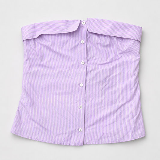 PINK ZARA TUB TOP (NWT) M